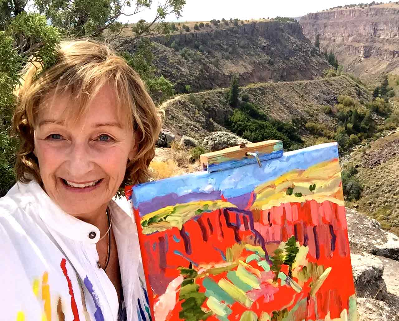 Kathleen Elsey Painting workshop santa Barbara