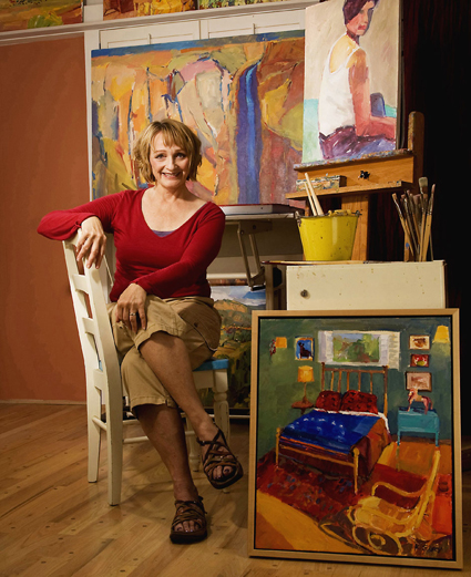 Kathleen in Santa Barbara Studio