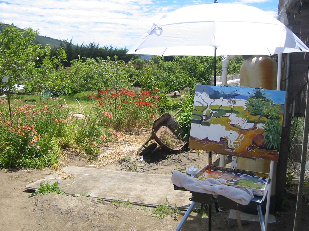 Julias Orchard My Painting Carmel
