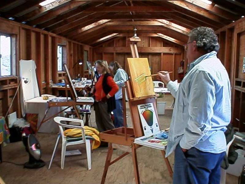 Painting workshop in my barn