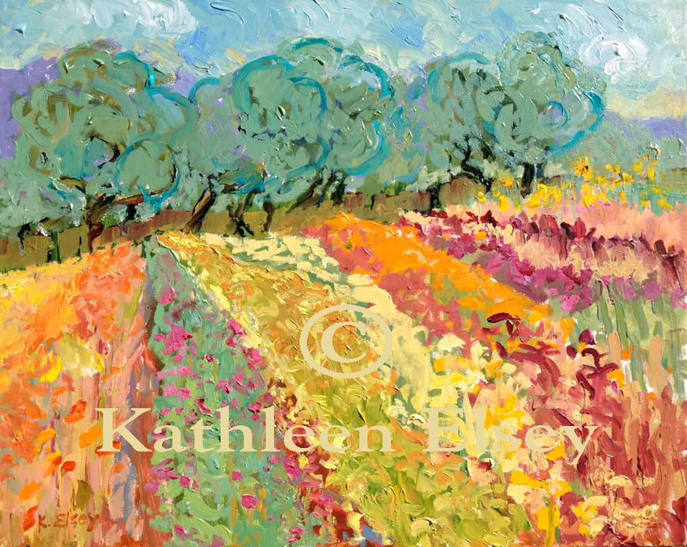 Kathleen Elsey Sonoma paintings