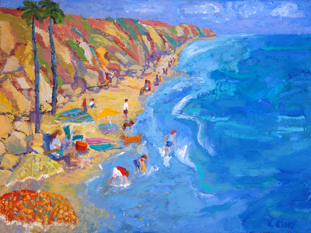 Santa Barbar paintings Hendrys Beach