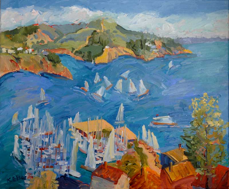 Kathleen Elsey paintings, San Francisco paintings,
