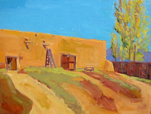 Elsey Paintings Workshops Kathleen Acrylic Workshops California Fauve Hacienda Martinez