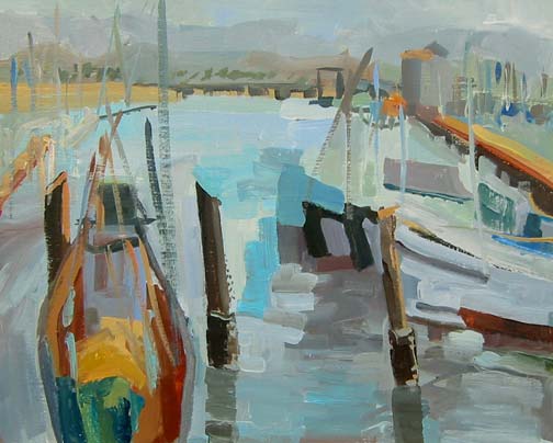 Kathleen Elsey Painting Workshop Harbor Morning