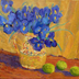 Kathleen Elsey Painting Workshop Iris & Limes Yellow Drape