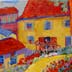 Kathleen Elsey Plein Air Painting Domme France