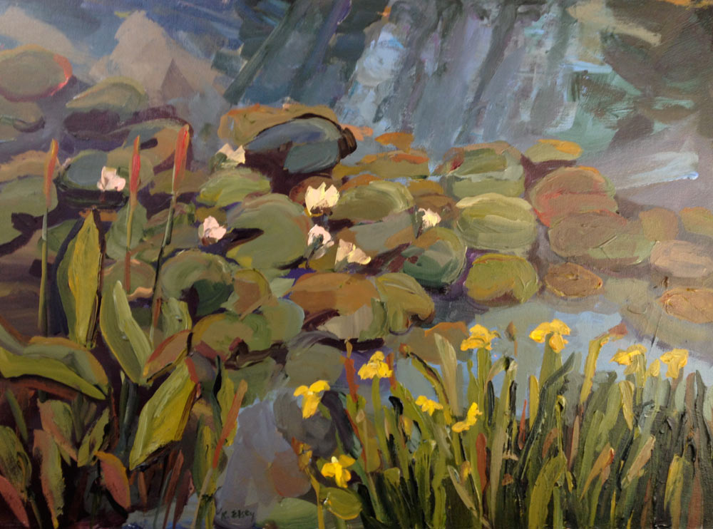 Lily Pond yellow iris