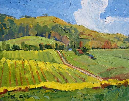 Spring on the Mountain, Study